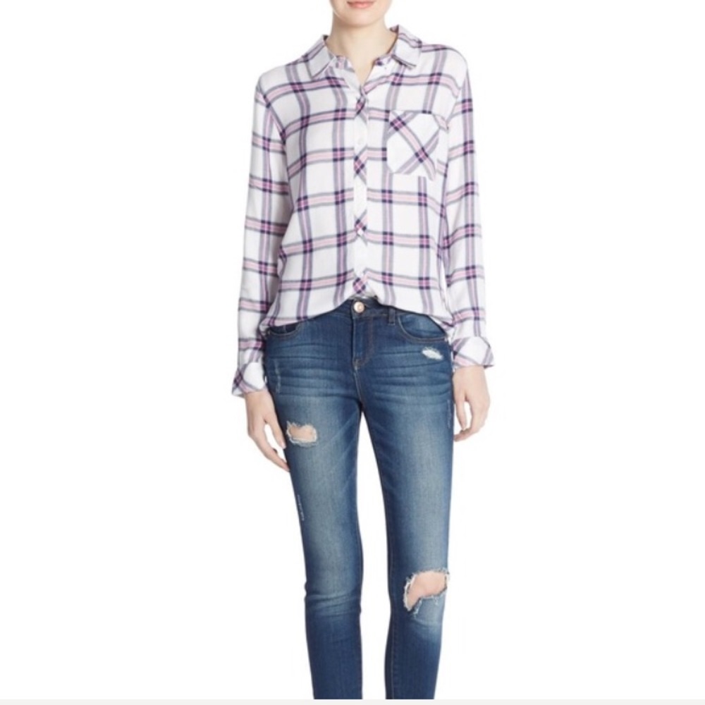 Rails Plaid Soft Flannel Top - image 4